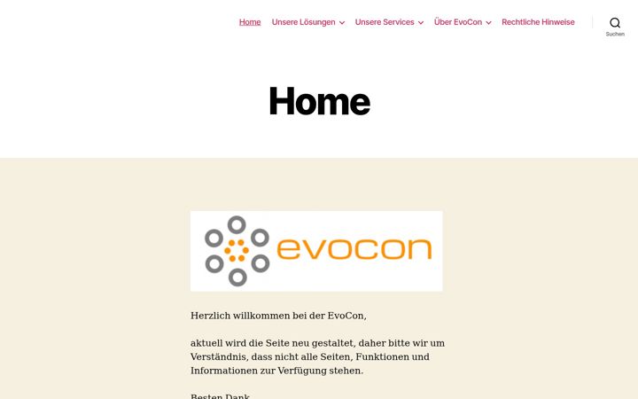 Zrzut ekranu evocon.info