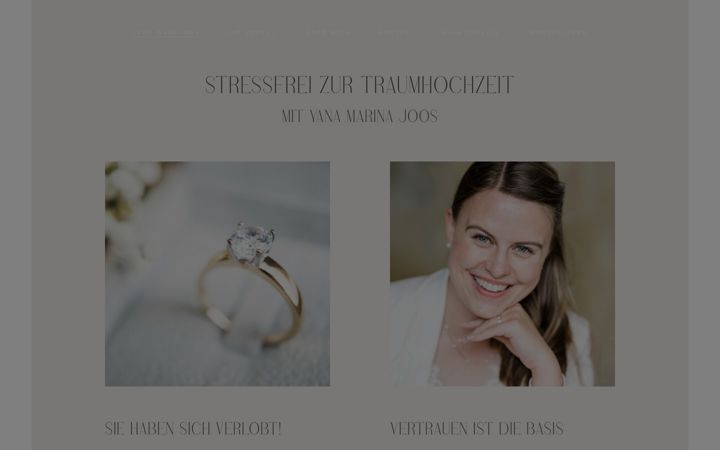 Screenshot of evoe-weddings.de