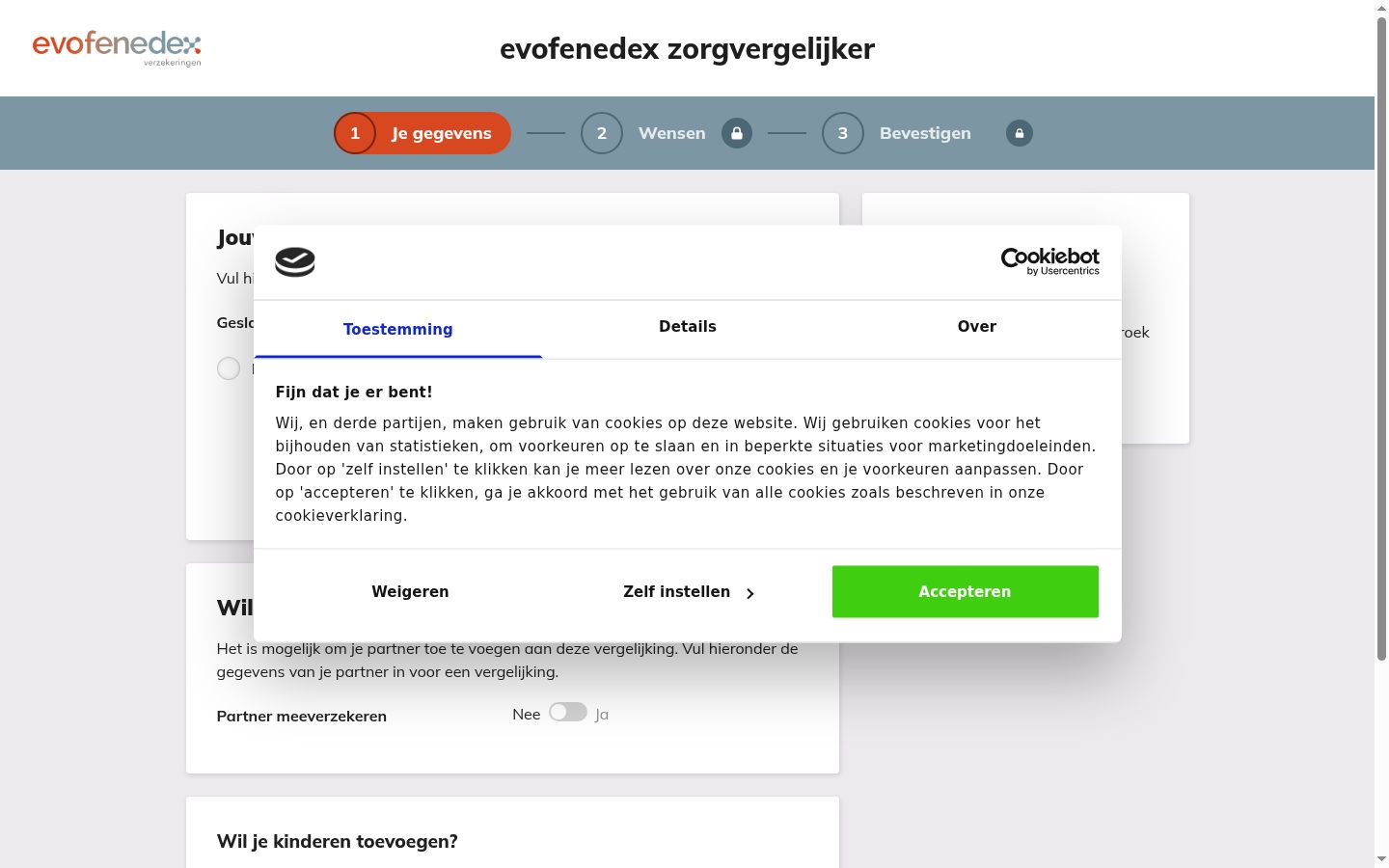 Ekraanipilt nõusolekubännerist, mida näidati enne mis tahes suhtlust