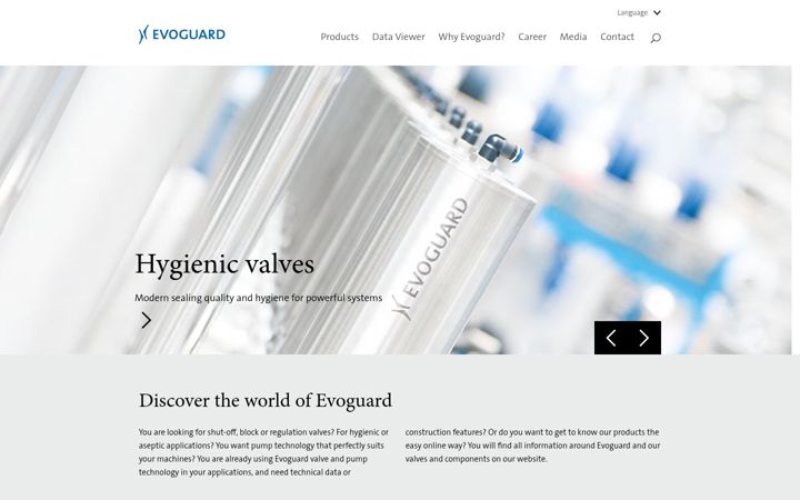Screenshot of evoguard.co.uk