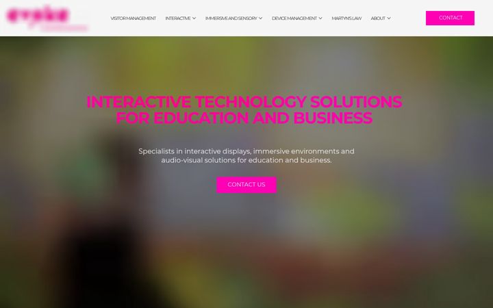 Captură de ecran a evoketech.co.uk