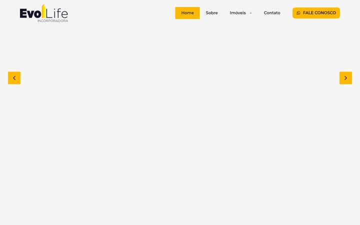 Screenshot ta' evolifeincorporadora.com.br