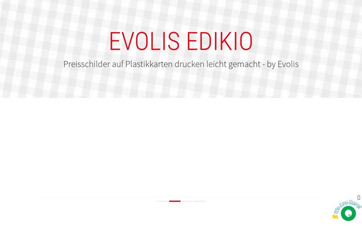Screenshot ta' evolis-edikio.ch