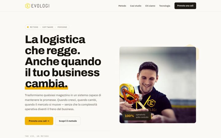 Screenshot of evologi.it