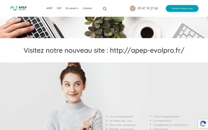Screenshot of evolpro.org