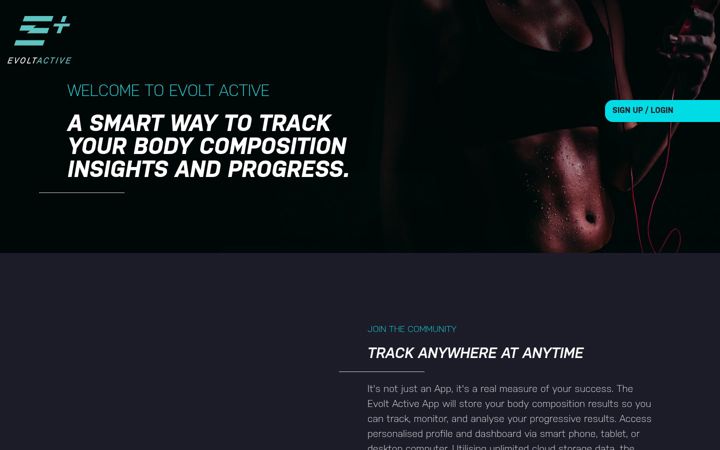 Screenshot of evoltactive.com