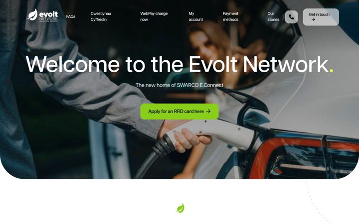 Screenshot of evoltnetwork.co.uk