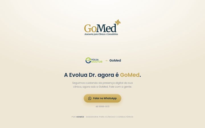Screenshot of evoluadoutor.com.br