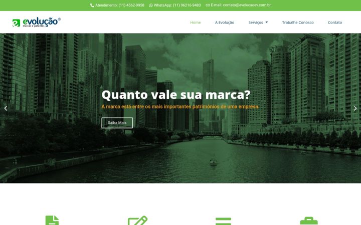 Zrzut ekranu evolucaoev.com.br