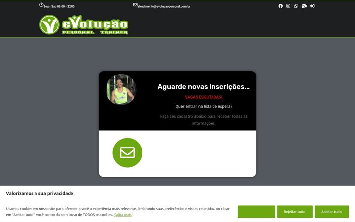 Zrzut ekranu evolucaopersonal.com.br