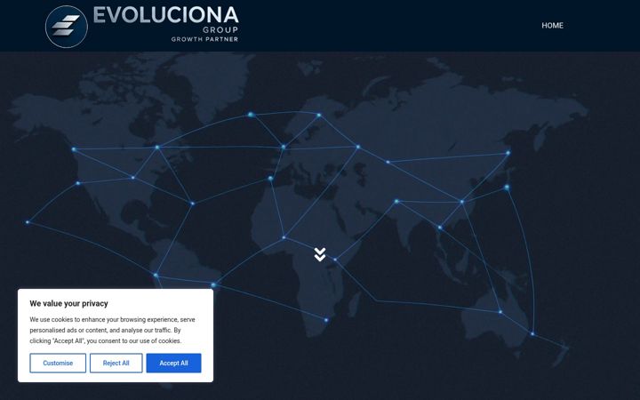 Screenshot of evoluciona.group
