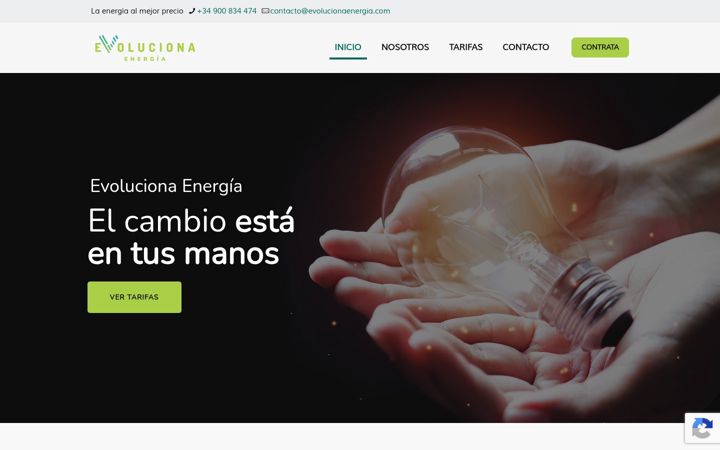 Screenshot of evolucionaenergia.com