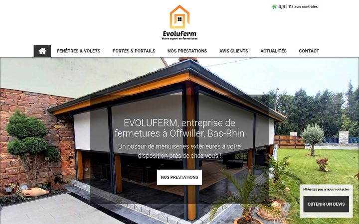 Screenshot of evoluferm-avis.fr