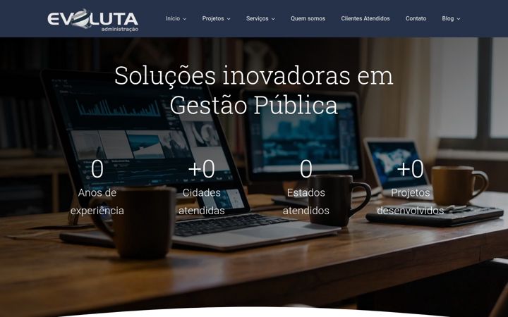 Zrzut ekranu evoluta.adm.br
