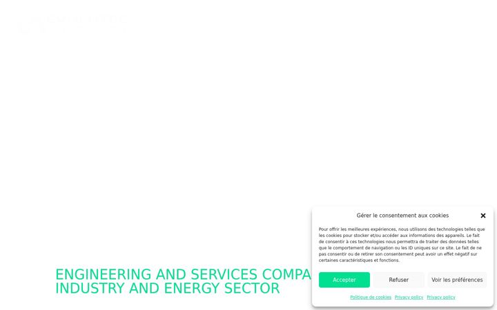 Screenshot of evolutec-ingenierie.com