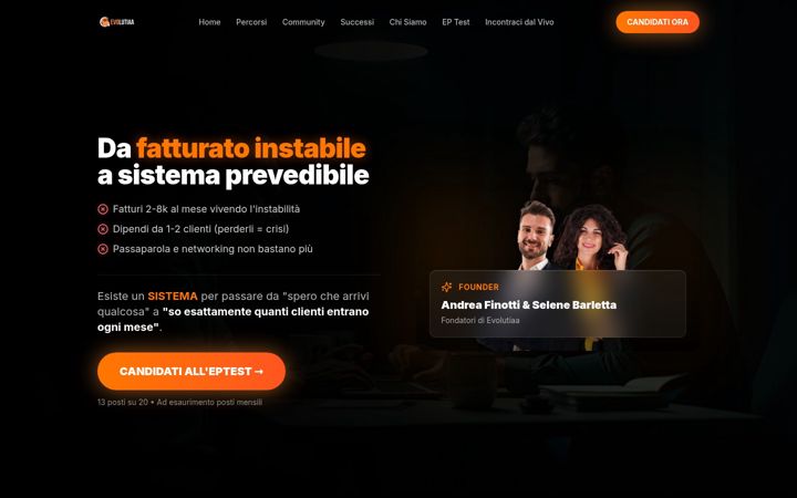Screenshot of evolutiaa.com