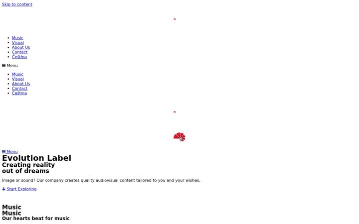 Screenshot of evolution-label.com