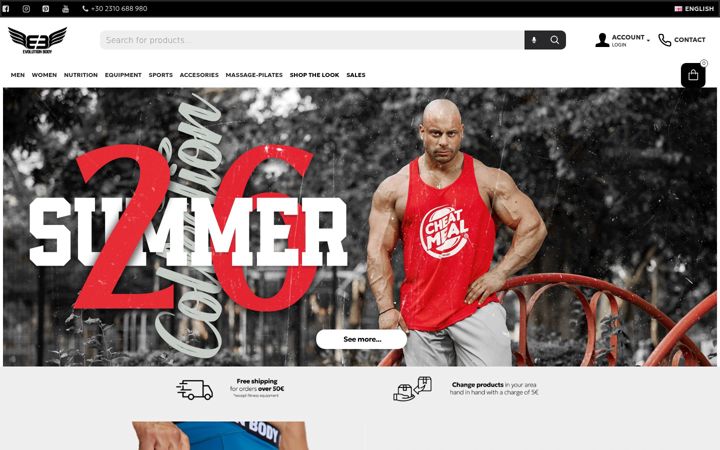 Screenshot of evolutionbody.gr