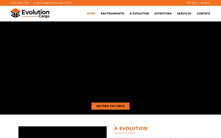 Screenshot of evolutioncargo.com.br