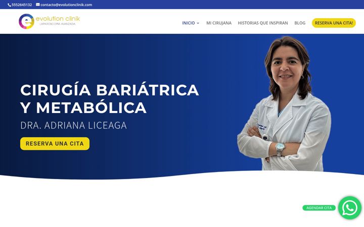 Screenshot of evolutionclinik.com