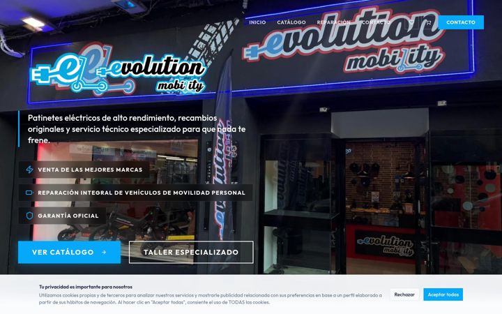 Screenshot of evolutionmobility.es