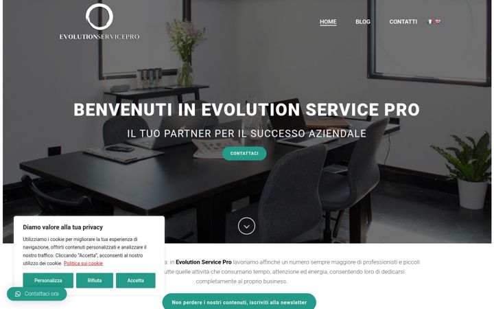 Screenshot of evolutionservicepro.com