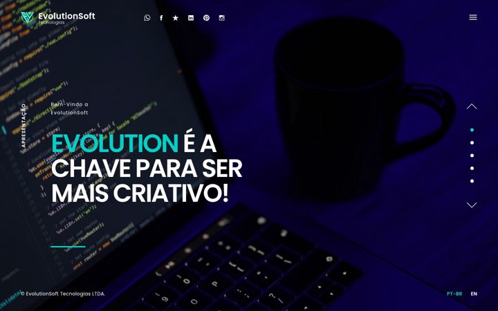 Screenshot of evolutionsoft.com.br