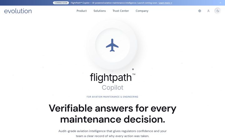 Screenshot of evolutionsoftwareservices.com