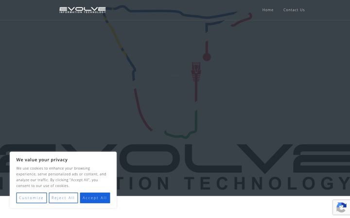 Screenshot stránky evolve-it.net