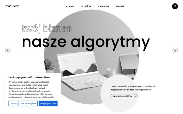 Screenshot of evolvee.pl