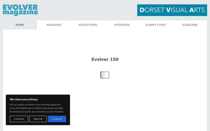 Captură de ecran a evolver.org.uk