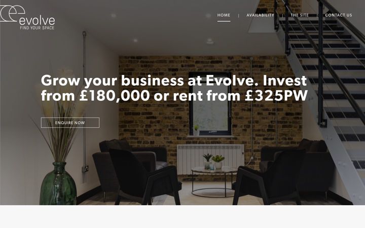 Zrzut ekranu evolveworks.co.uk