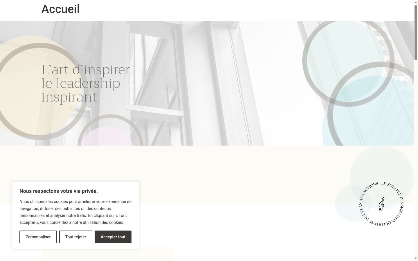 Screenshot tal-banner tal-kunsens muri qabel kwalunkwe interazzjoni
