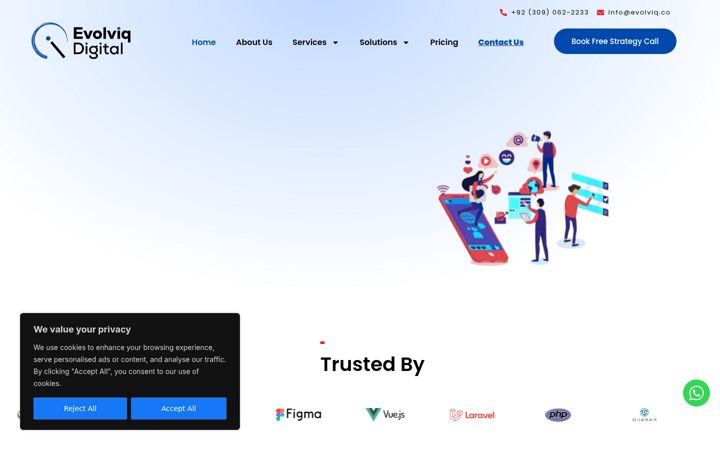 Ekrano kopija evolviq.co