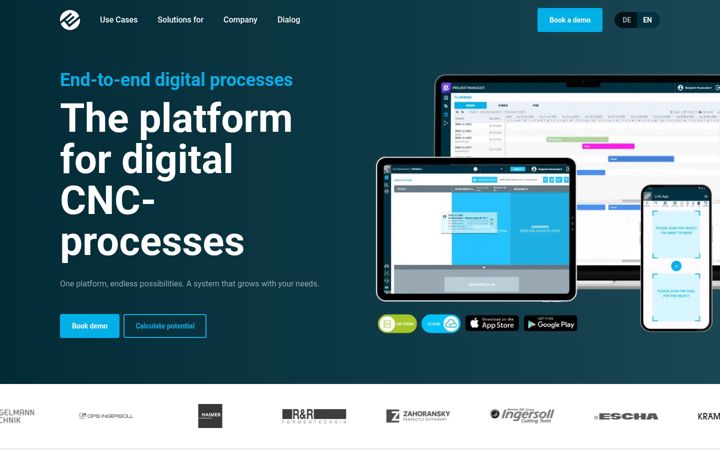Screenshot of evomecs.com