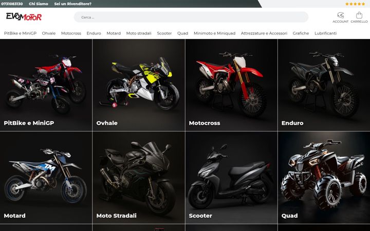 Screenshot of evomotor.it