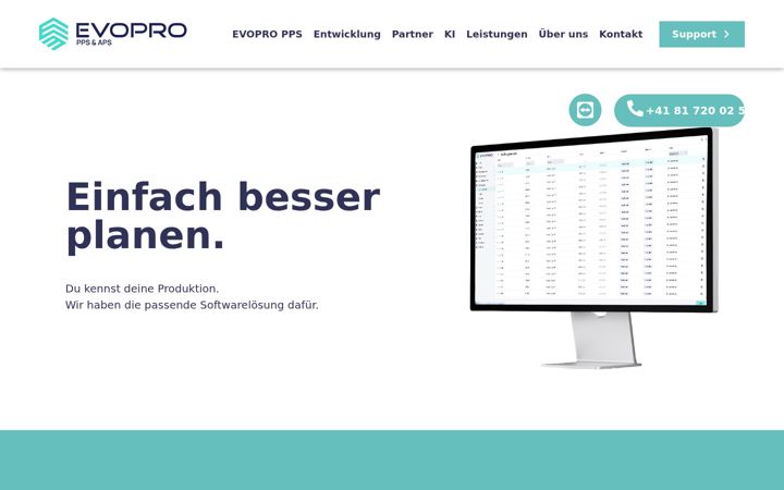 Ekrano kopija evopro-pps.ch