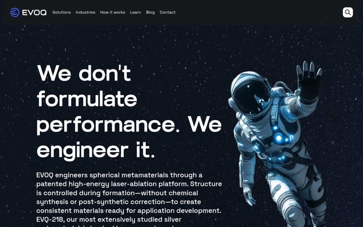 Screenshot of evoqmm.com