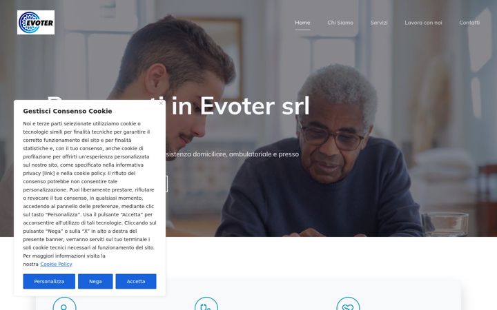 Screenshot of evoter.it