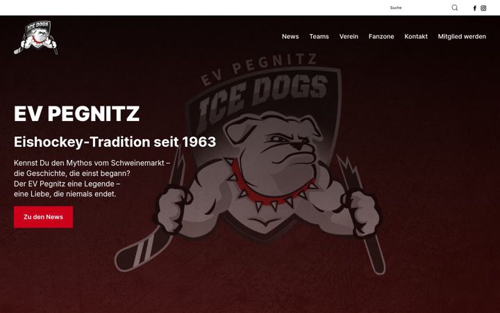 Screenshot of evpegnitz.de