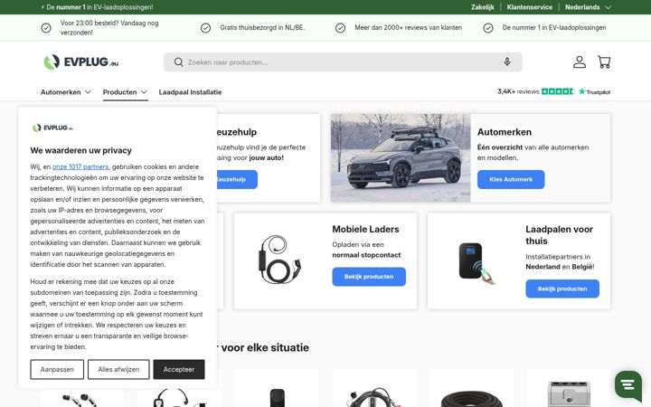 Screenshot of evplug.eu