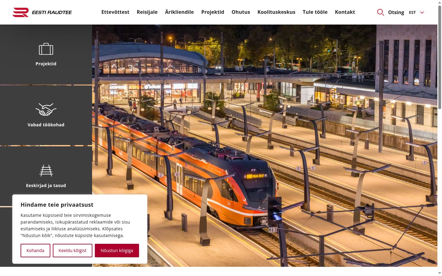 Zrzut ekranu banera zgody wyświetlanego przed jakąkolwiek interakcją