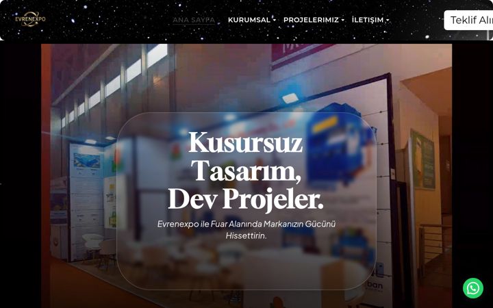Screenshot of evrenexpo.com