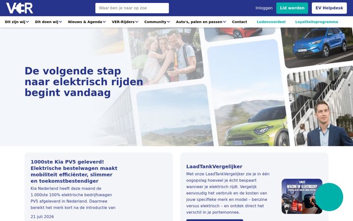 Screenshot of evrijders.nl