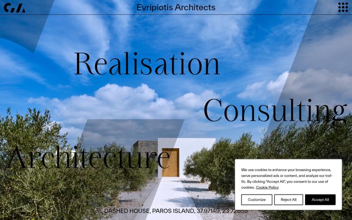 Screenshot of evripiotis.eu