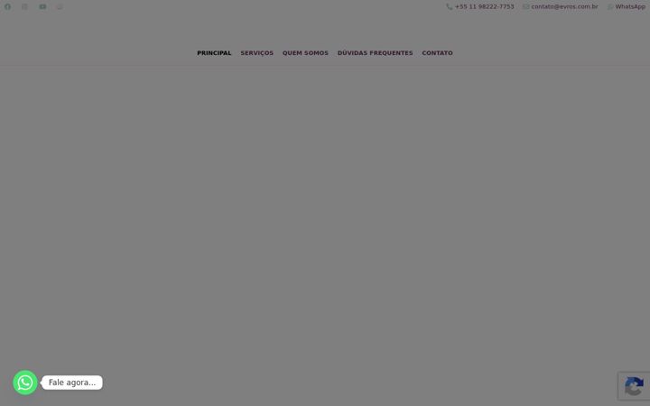 Screenshot of evros.com.br