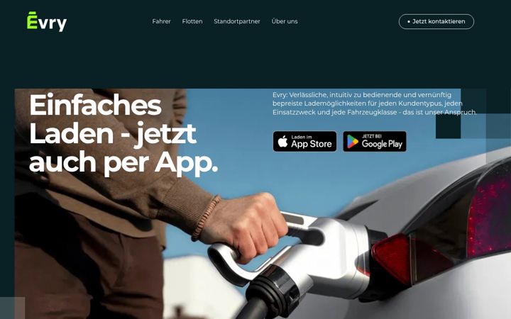 Екранна снимка на evry-mobility.com