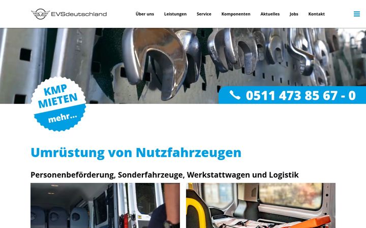 Screenshot of evs-deutschland.com