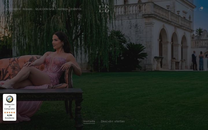 Screenshot of evsaboutique.es