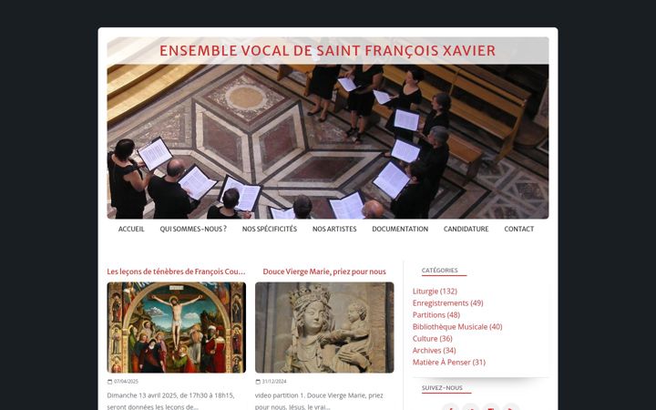Screenshot of evsfx.fr
